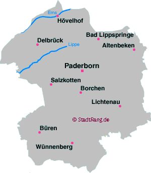 Regierungsbezirk Detmold Kreis Paderborn